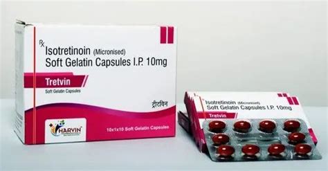 Finished Product Tretvin Isotretinoin 10mg Soft Gelatin Capsules