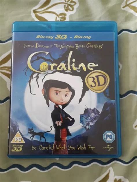 Coraline Blu Ray 3d 2009 Region Free Dvd Eur 930 Picclick It