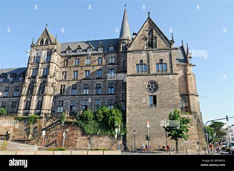 Philipps University, old university, Marburg, Hesse, Germany, Europe Stock Photo - Alamy