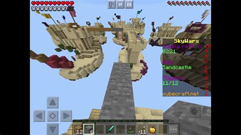 Fighting Against A Hacker In Skywars YouTube