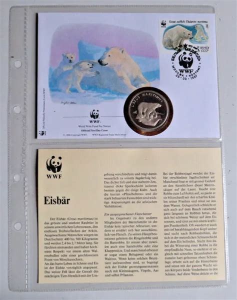 Jahre Wwf Eisb R Cu Ni Pp Numisbrief Medaille Sch Ne Tierm Nze