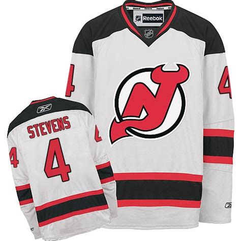 New Jersey Devils Scott Stevens White Premier Away Jersey - Shop