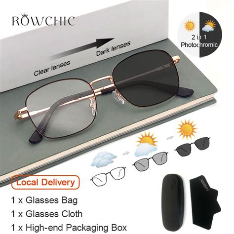 Fashion Anti Radiation Eye Glasses For Women Men Photochromic Eye