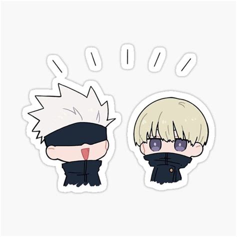 Satoru Gojo Jujutsu Kaisen Sticker By Wiwicorp Redbubble Anime