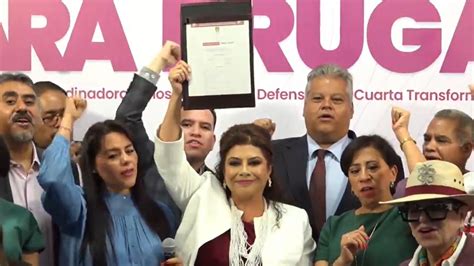 Clara Brugada Se Inscribe En Morena Para La Jefatura De Gobierno De