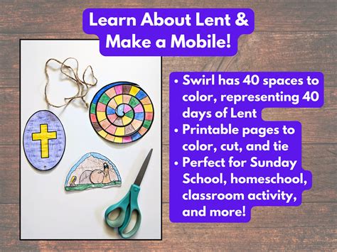 Lent Craft For Kids Lent Calendar 2024 Lent Coloring Activity Sunday