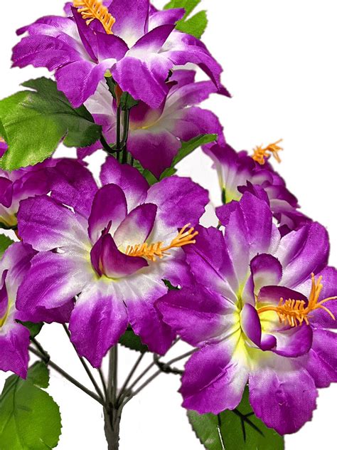 Букет Гибискуса 9 голов - Искусственные цветы оптом