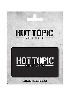 Gift Card Hot Topic Hot Topic Gift Card Gift Card Gift Cards