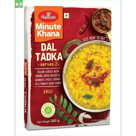 DAL TADKA 300g Haldirams Minute Khana Ready To Eat Shopee Philippines