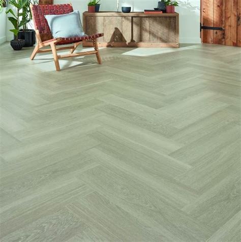 Karndean Van Gogh Grey Brushed Oak Parquet Flooring Supplies