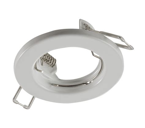 White Fixed Round Downlight Bezel Departments DIY At B Q