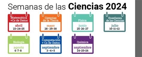 Banner WEB Calendario Semanas De Las Ciencias 2024 Equipo De