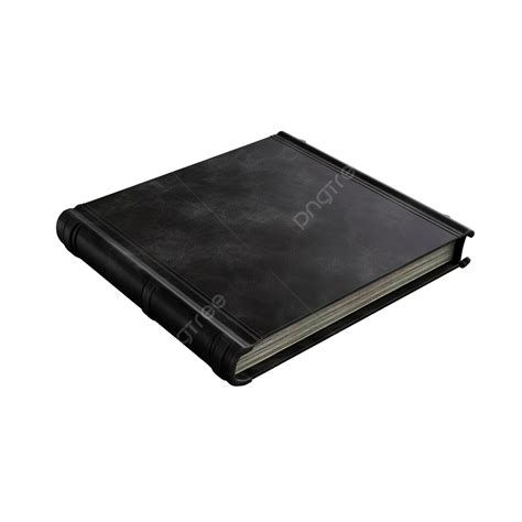 Illustration Of A Book With A Black Cover Book Black Read Png