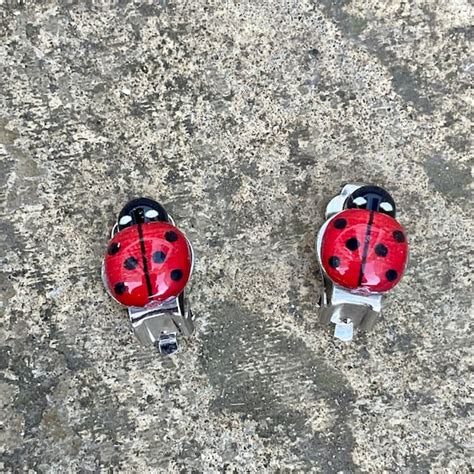 Miraculous Ladybug Clip On Earrings Etsy