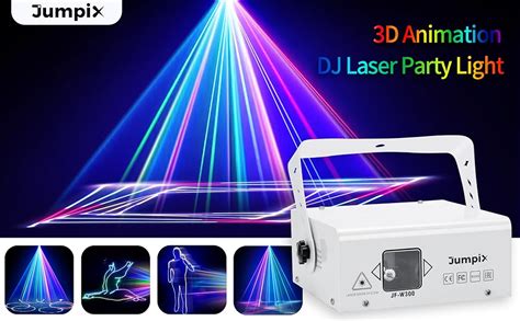 Amazon Jumpix Laser Party Lights DJ Stage Lights DMX512 Music