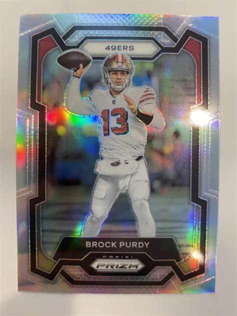 2023 PANINI PRIZM BROCK PURDY 266 ARGENT PRIZM San Francisco 49ers