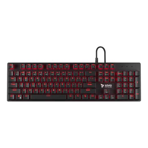 Savio Tempest Rx Full Mechanical Gaming Keyboard Outemu Blue