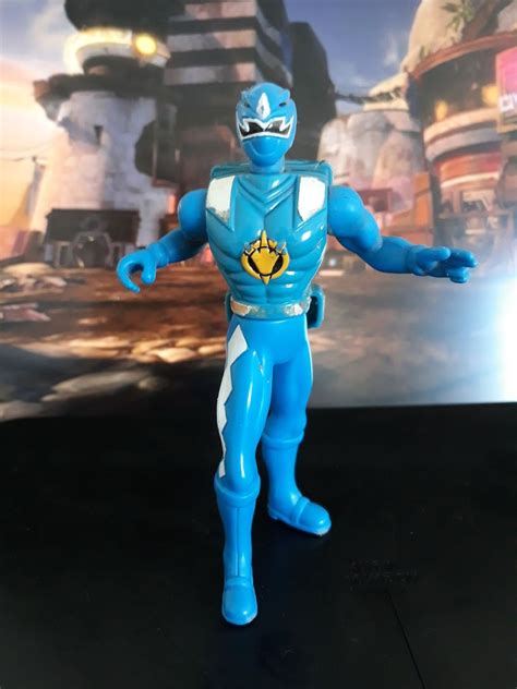 Action Figure Power Rangers Azul Dino Trovão Mc Donalds 2005