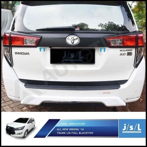 Jual Jsl Trunk Lid Innova Reborn Blacktivo List Bagasi Belakang Black