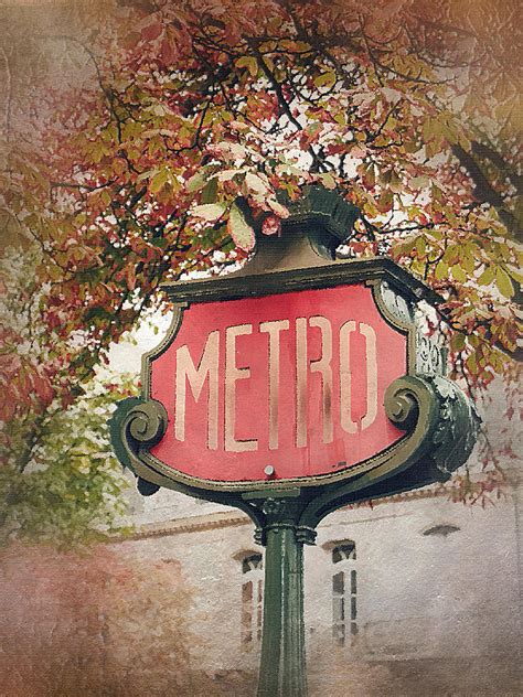 The Paris Metro Digital Art by Painted Moments - Fine Art America