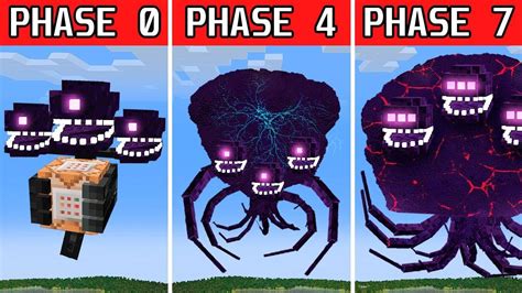 All Phase MEGA Wither Storm In Minecraft YouTube