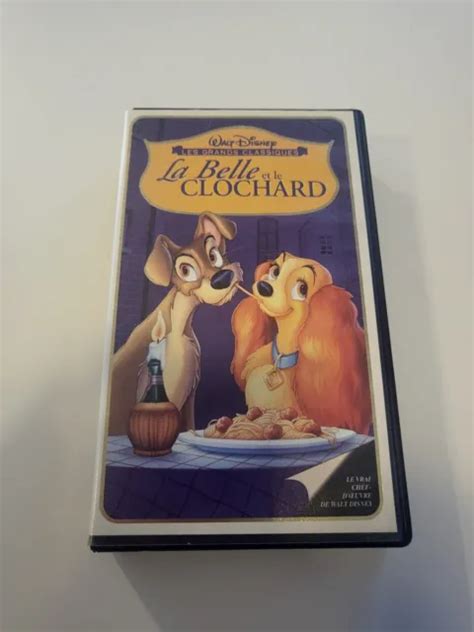 Cassette Vintage Vhs Walt Disney Les Grands Classiques La Belle Et Le