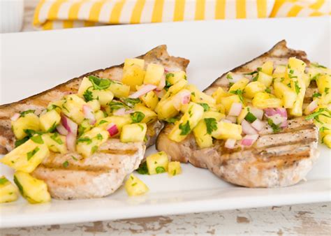 Grilled Swordfish With Pineapple Salsa Joy In Every Season