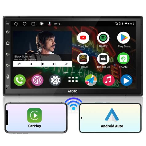 Buy Atoto A Pf Inch Double Din Android Car Stereo Qled Touchscreen