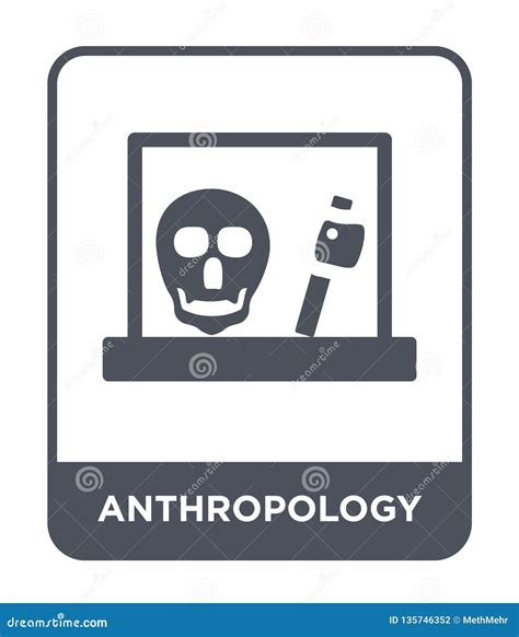 Anthropology Icon Vector Sign And Symbol Isolated On White Background