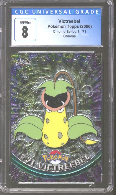 Pokemon Topps Chrome Series 1 Victreebell 71 CGC 8 DA Card World