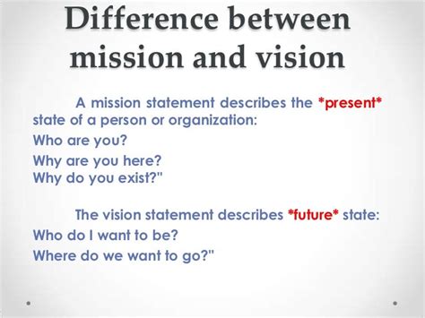 Mission And Vission