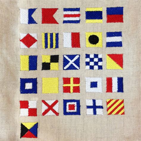 Nautical Flag Alphabet Printables