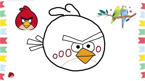 How To Draw Red Angry Bird Step By Step Youtube