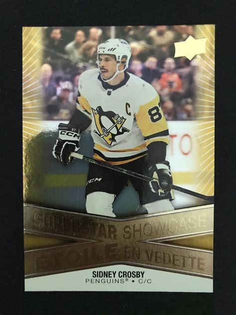 Sidney Crosby Ud Tim Hortons Superstar Showcase Hockey Card