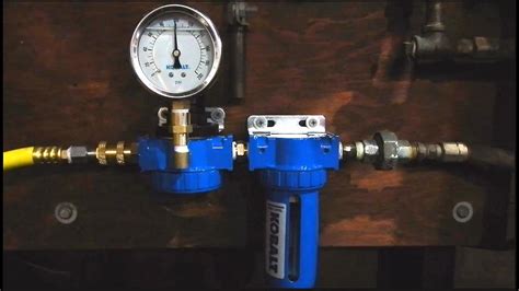 Installing An Inline Air Pressure Gauge And Air Filter For Your Air Compressor Youtube