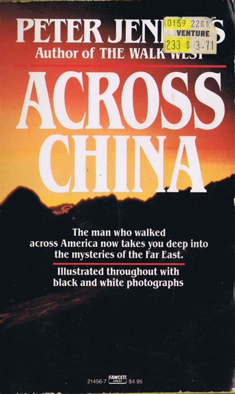 ACROSS CHINA by Peter Jenkins, 1988 Paperback