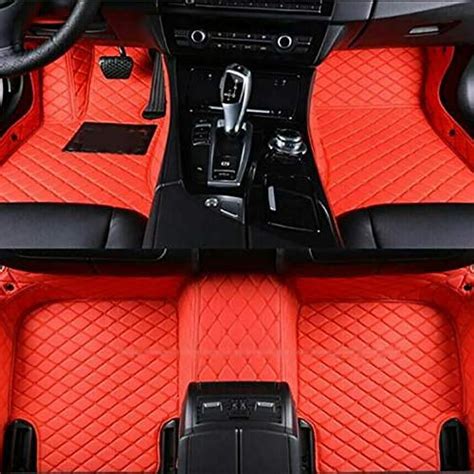 Oukaning Car Floor Mats Waterproof Carpet For Acura Tl Ilx Mdx Rdx Rlx