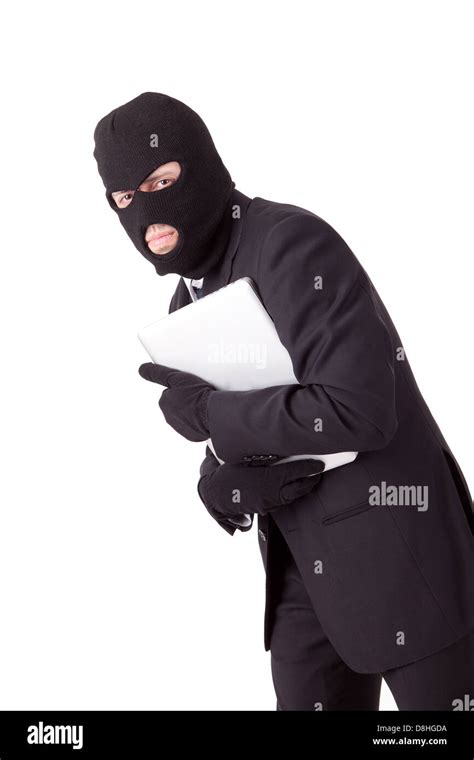 Disguised Computer Hacker Stock Photo Alamy