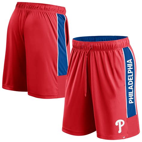 Philadelphia Phillies Fanatics Win The Match Defender Shorts - Red