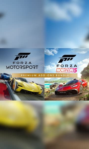 Buy Forza Motorsport And Forza Horizon 5 Premium Add Ons Bundle Xbox