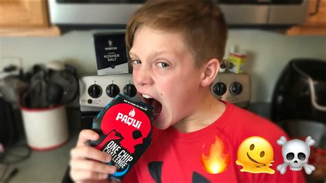 Tough Kid Melts His Face Off Doing The Paqui One Chip Challenge Youtube