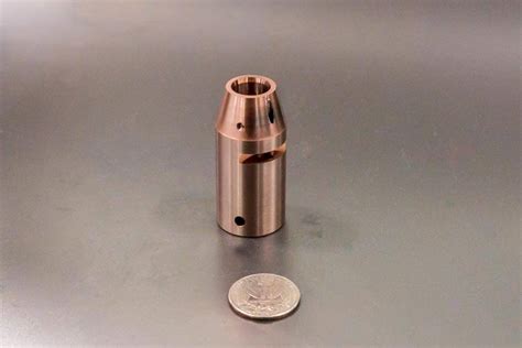 Copper Tungsten Nozzle Advanced Metal Fabrication And Machine Inc