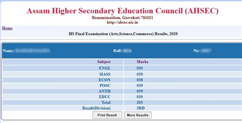 Assam Hs Results Declared Ahsec Nic In Check Ahsec Board Pass