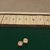 Relaxdays Shut The Box Er Holzw Rfel W Rfelbrett F R