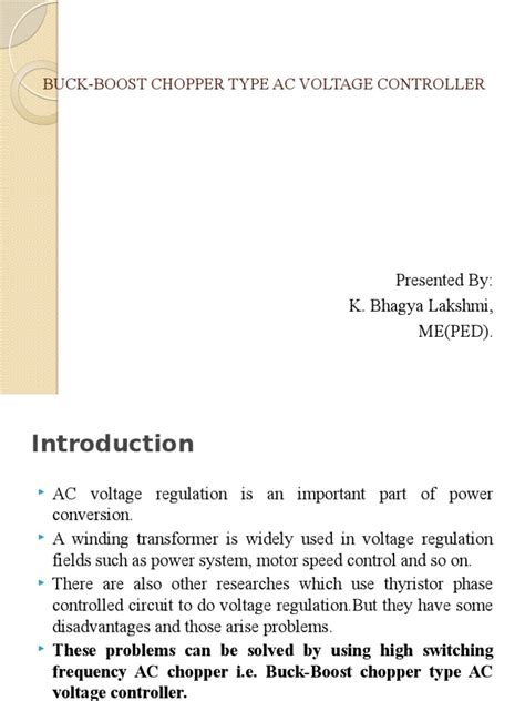 Buck-Boost Converter | PDF | Transformer | Alternating Current