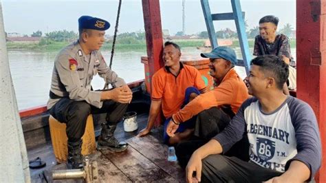 Sat Polairud Polres Tanjungbalai Imbau Nelayan Jaga Kamtibmas Laporkan