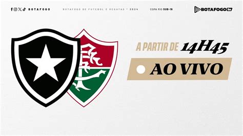 Ao Vivo Imagens Botafogo X Fluminense Semifinal Copa Rio Sub 16