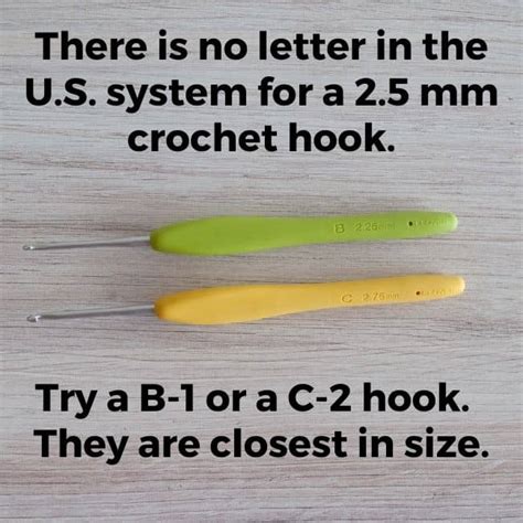 Crochet Hook Sizes Conversion Chart 40 Off