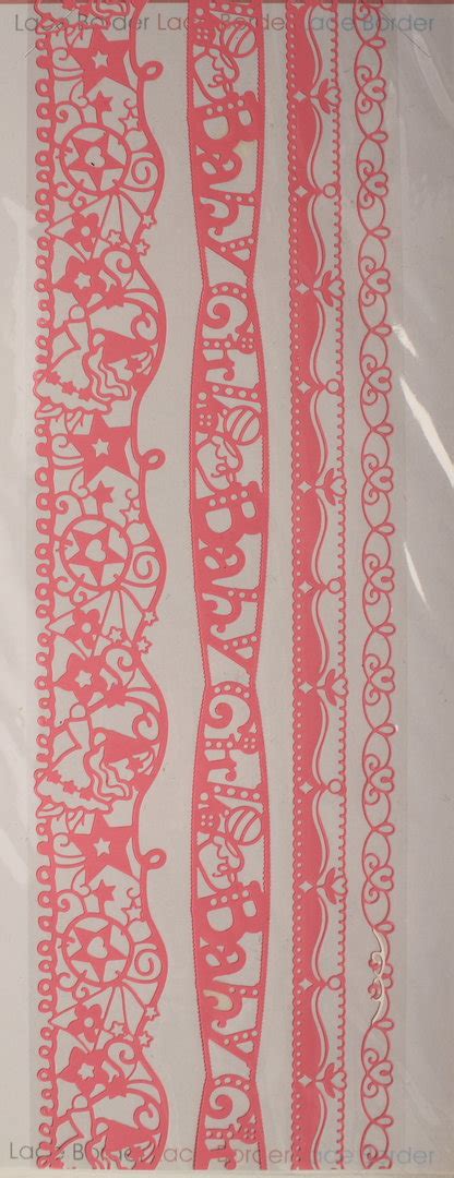 Lace Border Nr Deko Borten Bord Ren Sticker Baby Girl Scrapbooking