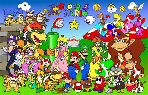 Mario's Gang by crockalley on DeviantArt